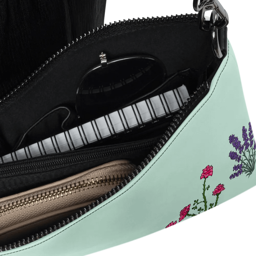 Floral Flag Art Print Pouch product image (5)