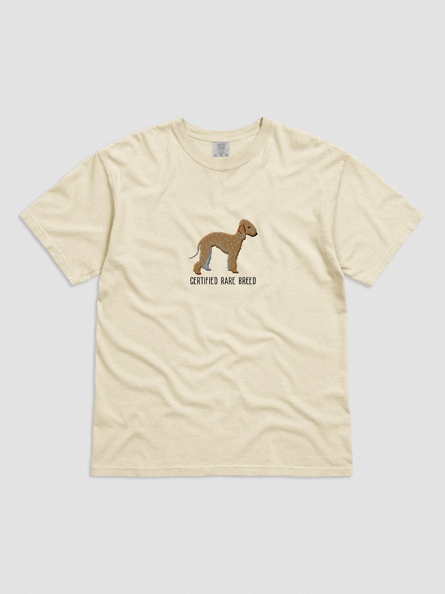 Certified Rare Breed T-Shirt(Embroidered) of a Bedlington Terrier(Tan) product image (51)