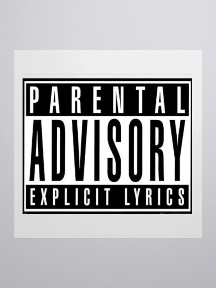 Parental Advisory Explicit Lyrics sticker product image (1)