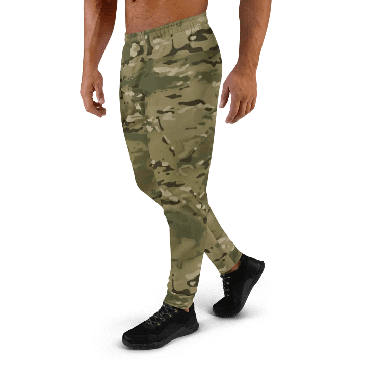Faithful Camo: 1 Corinthians 16:13 Male Joggers - Multicam product image (1)
