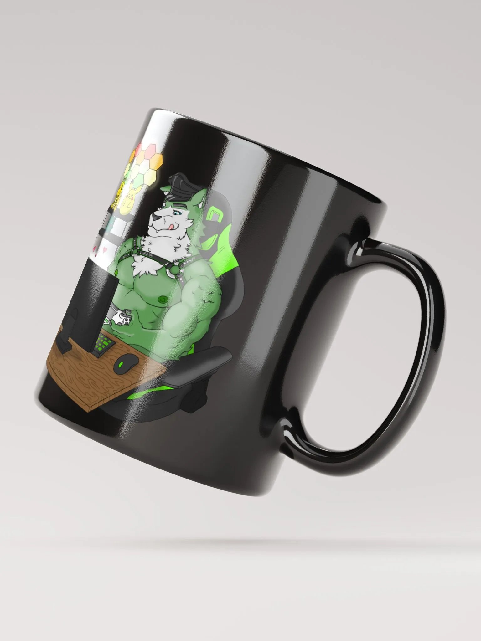 Creamy Morning Treat 11oz Black Mug product image (2)