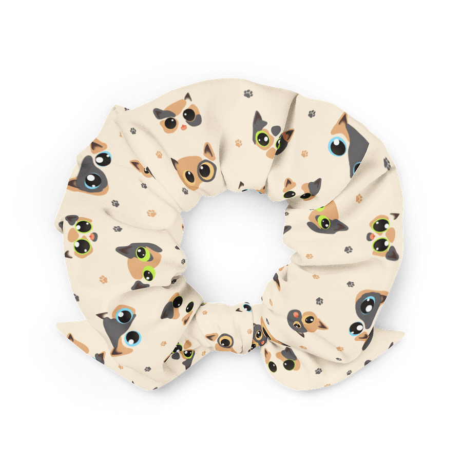Calico Cat Print Scrunchie product image (2)