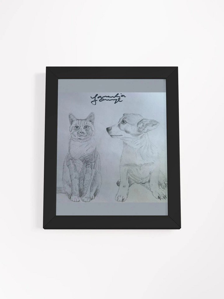 Whisker Friends Framed Matte Poster product image (1)