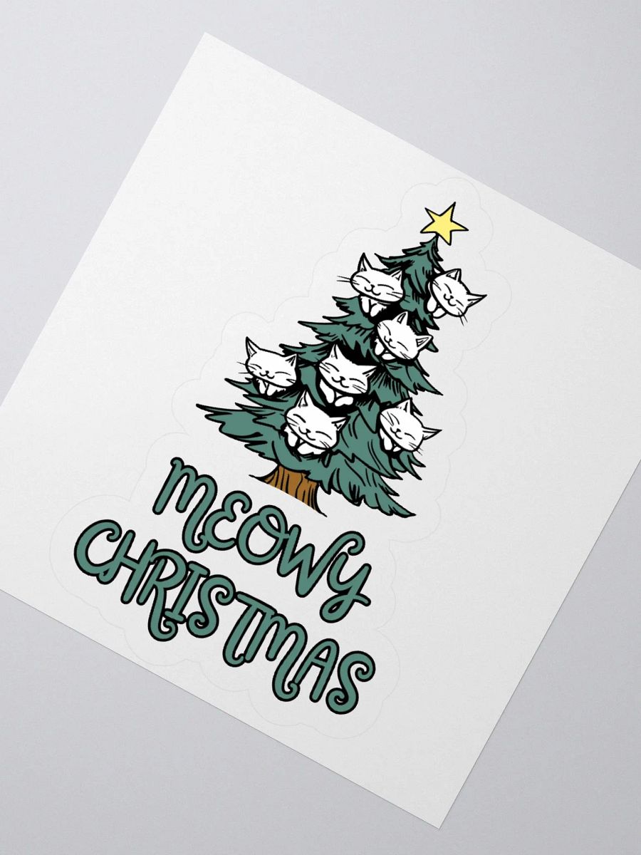 Meowy Christmas Sticker product image (5)