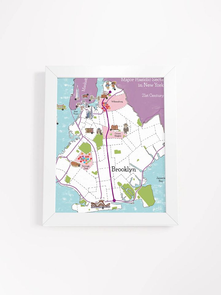 My custom map of Hasidic Brooklyn product image (5)