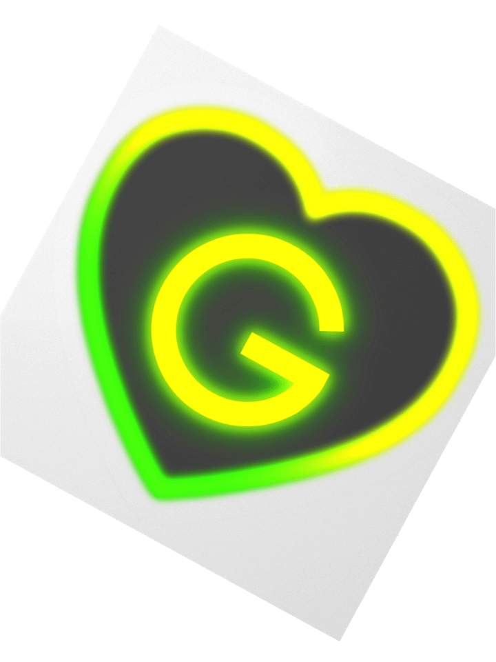 Sticker - Glowing Gumstitch Heart product image (1)