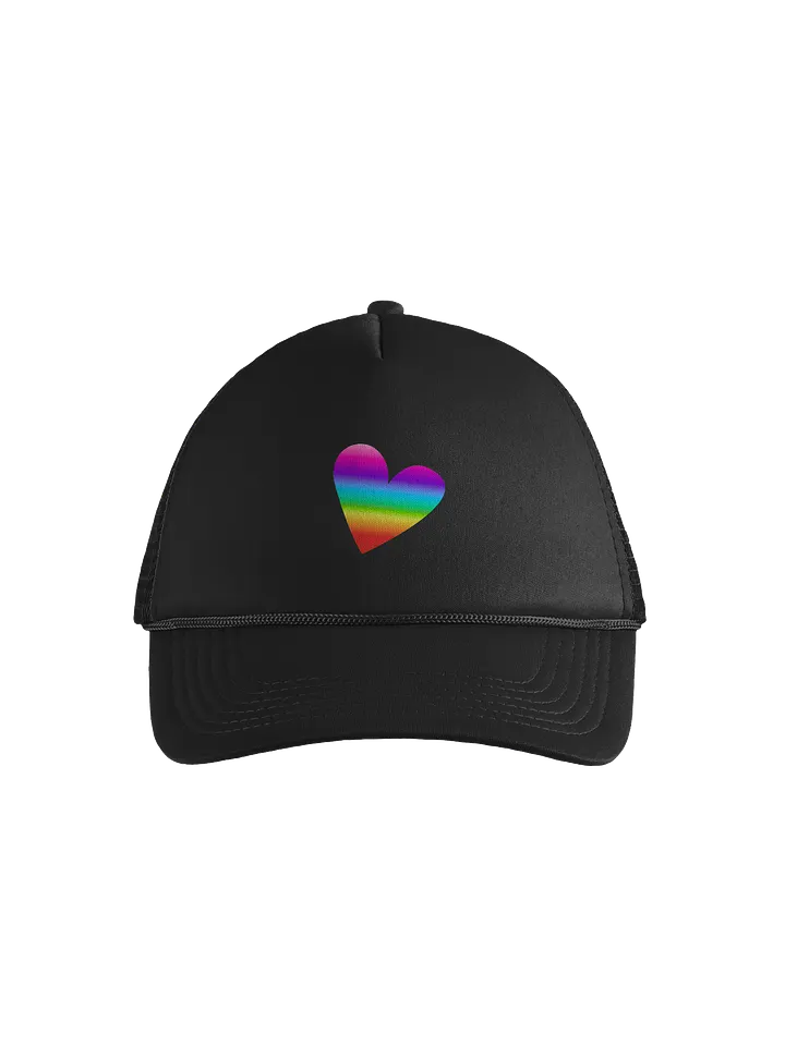 Rainbow Heart Trucker Hat product image (1)