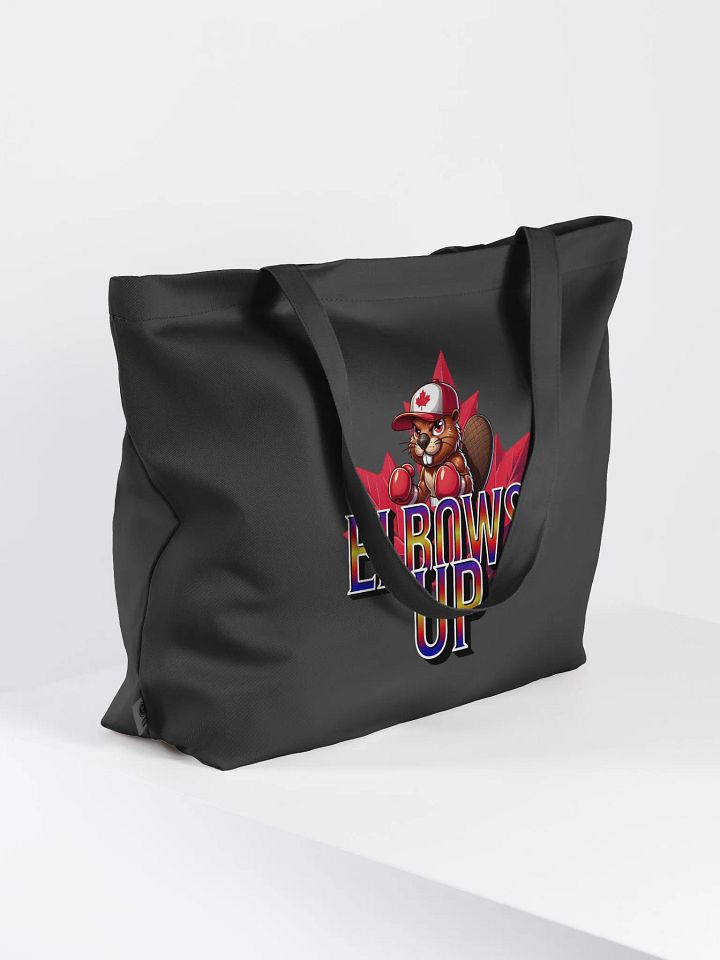 Elbows Up Maple Leaf Beaver Boxing Eco Tote product image (1)