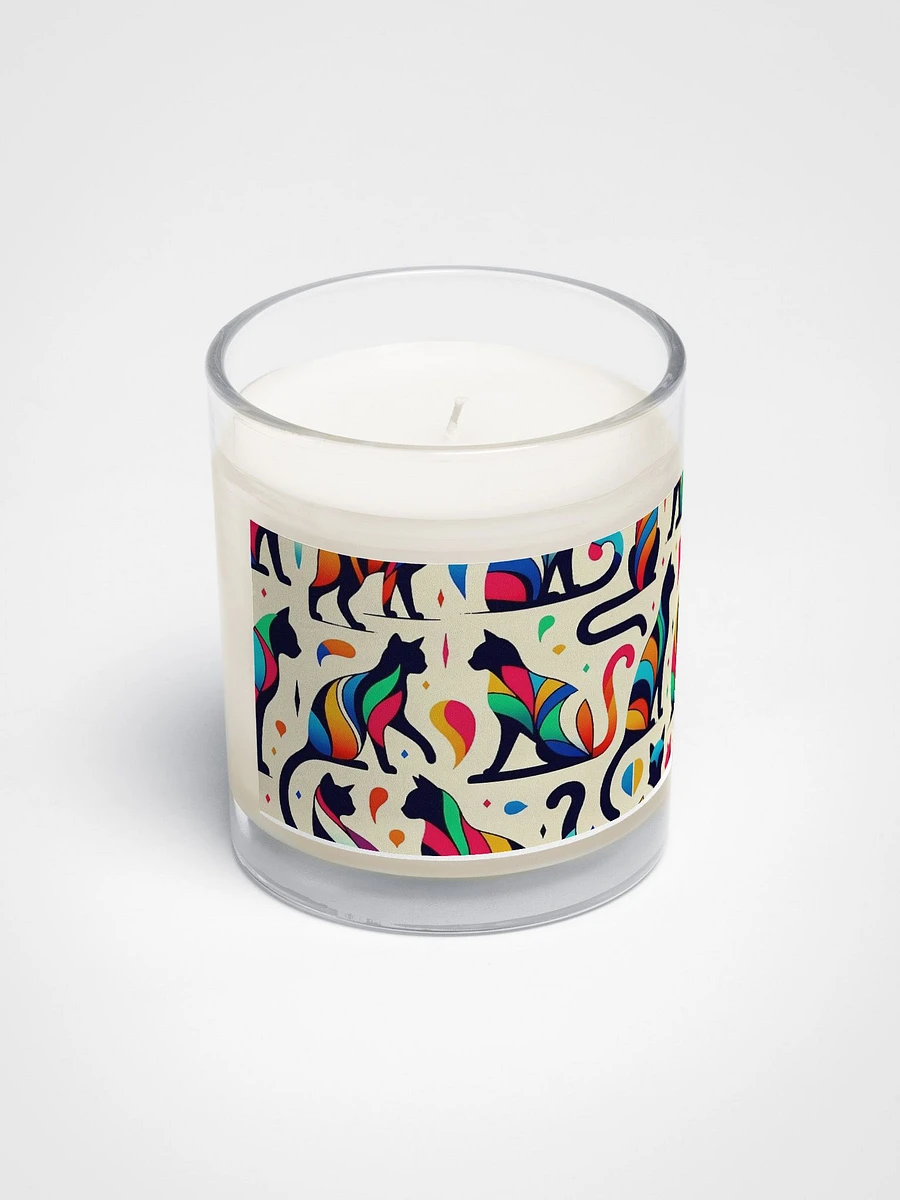 Soy Wax Candle In A Clear Glass Jar product image (2)