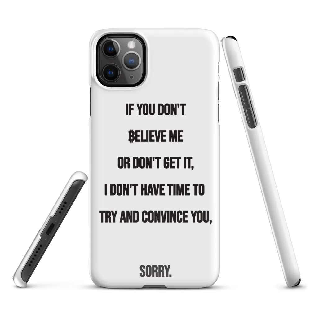 SATOSHI Quote - iPhone Snap Case product image (3)