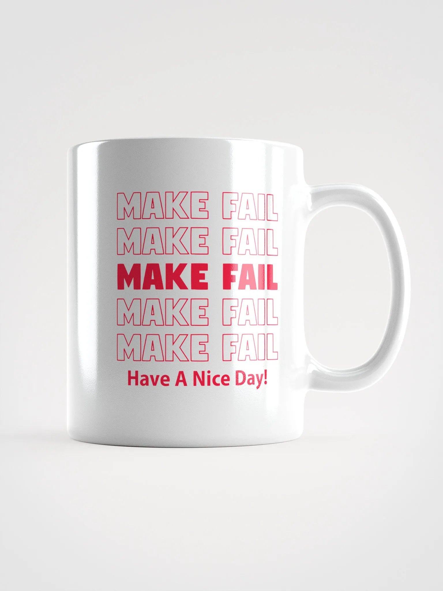 Make, Fail, Have a Nice Day Mug product image (1)