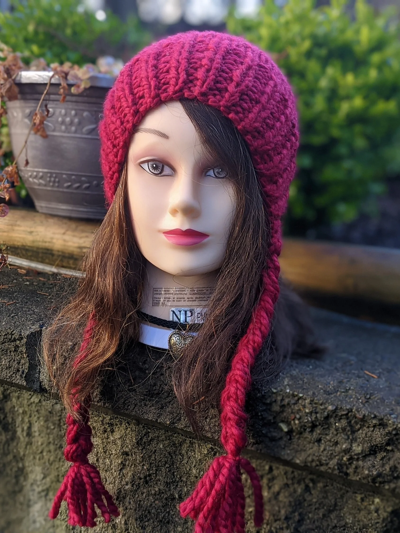 Red Riding Hood Knit Hat Pattern product image (2)