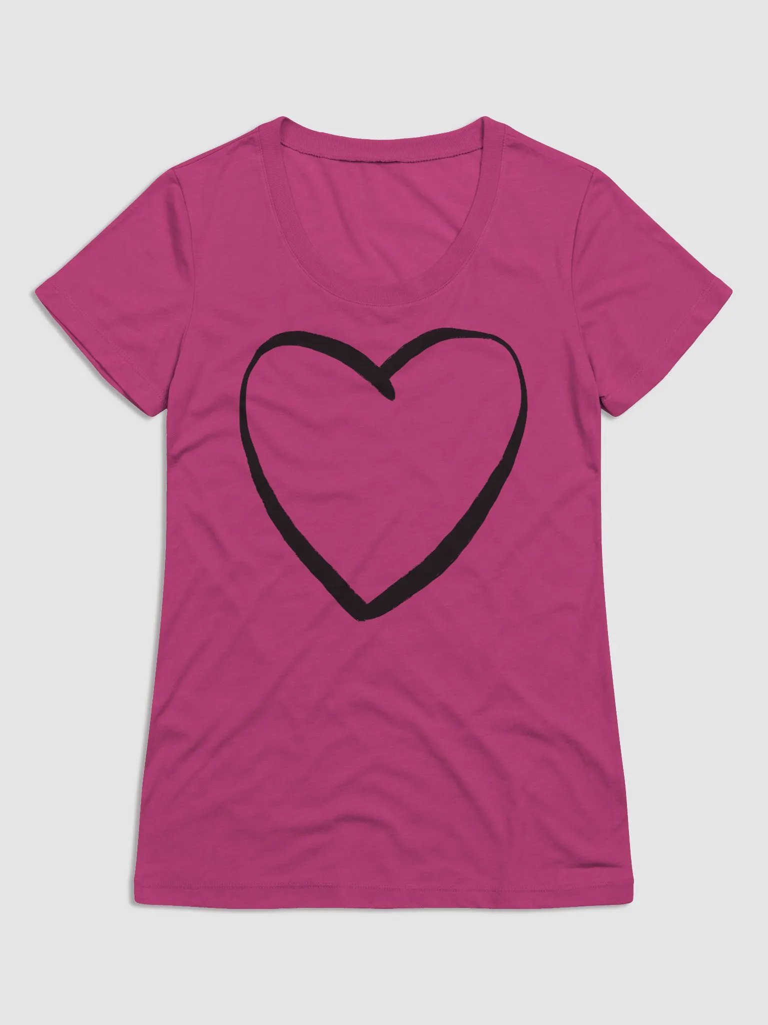 Classic Heart Women's Cut Tee product image (7)