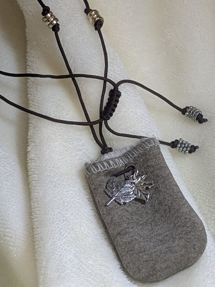 Moonlit Autumn Vale Adjustable Pouch Necklace product image (1)