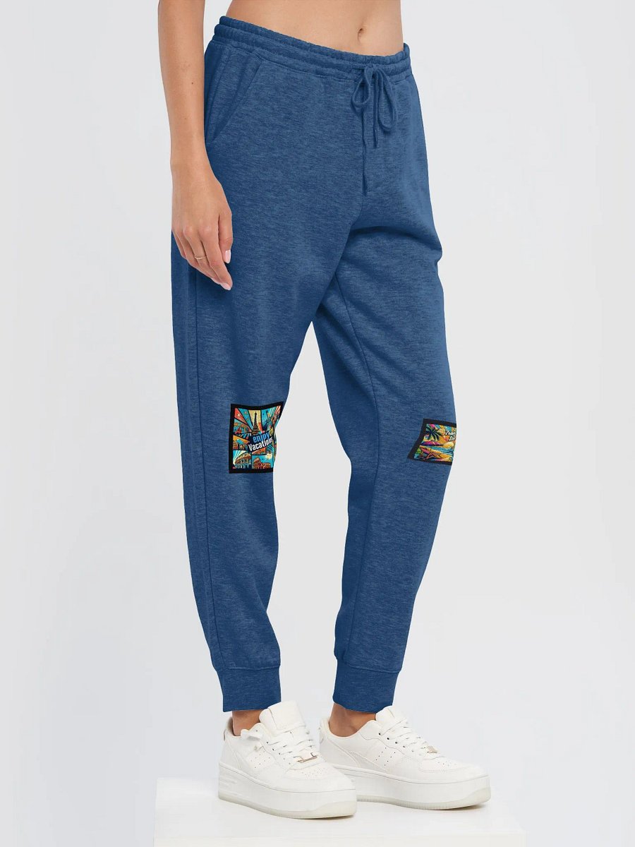 Independent Trading Co. Midweight Fleece Joggers| AI Design city mandala motif product image (4)