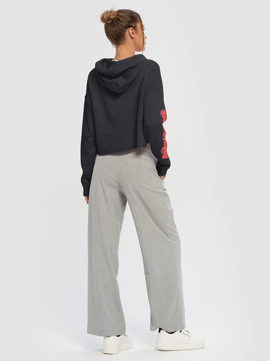 IbolyaColorHead Logo Crop Top Hoodie F product image (6)