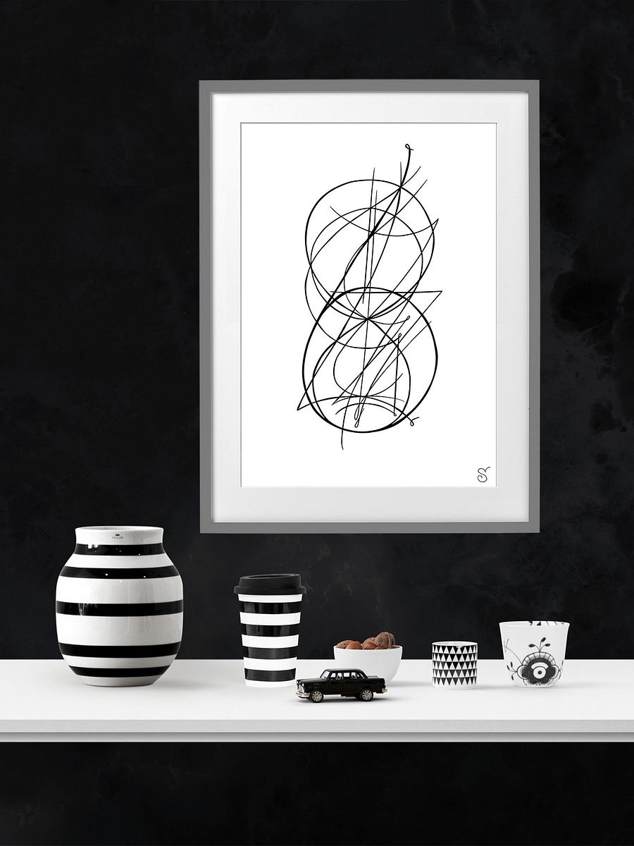 Vibrant Matte Paper Poster: Transform Your Space! - Abstract Image No. 8 product image (5)