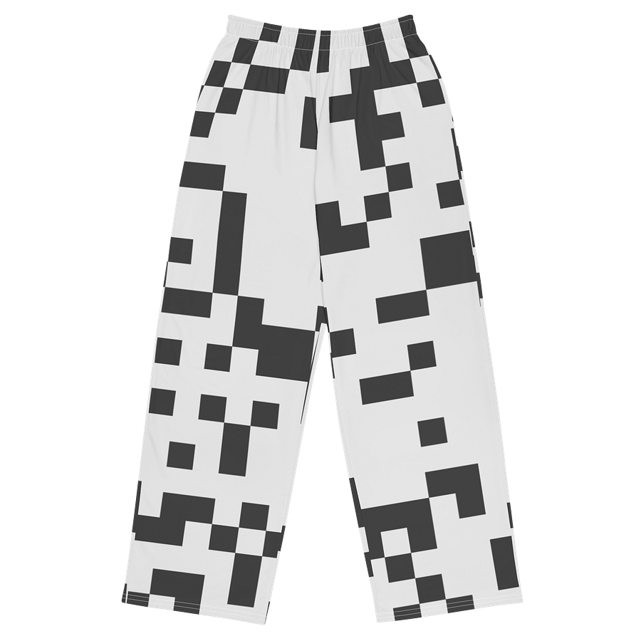 Pixelated Chic Unisex Wide-Leg Pants product image (1)
