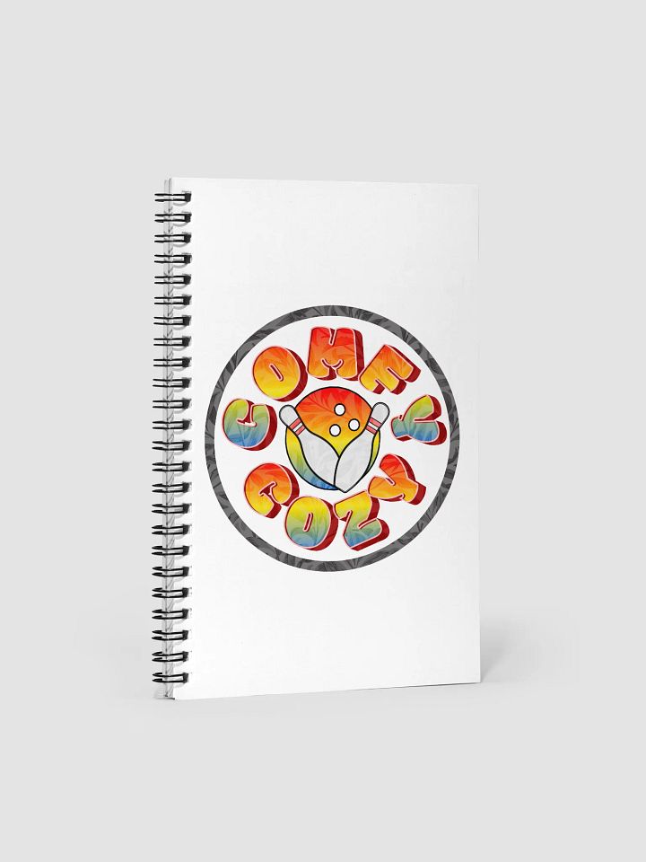 Comfy Cozy Bowling Colorful Spiral Notebook product image (2)