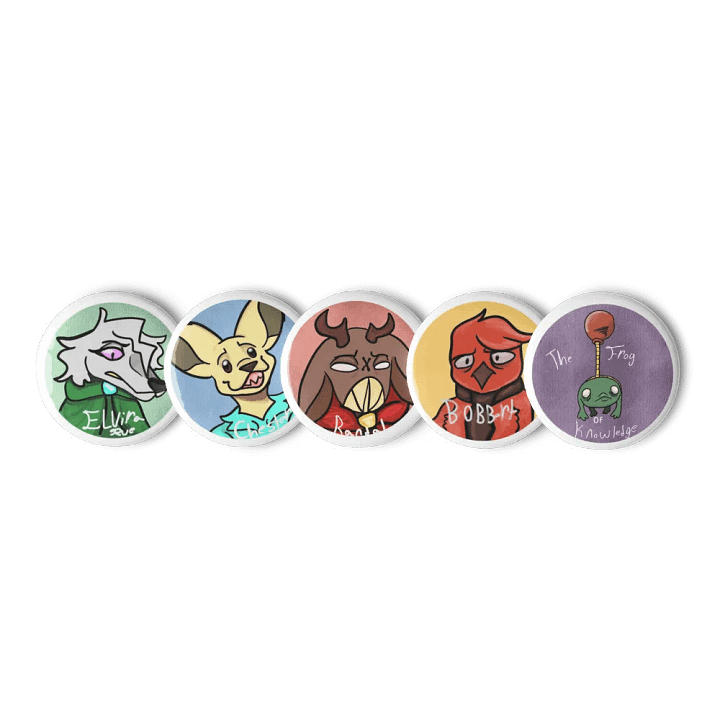 Rueined season 1: Pin Button Set product image (2)