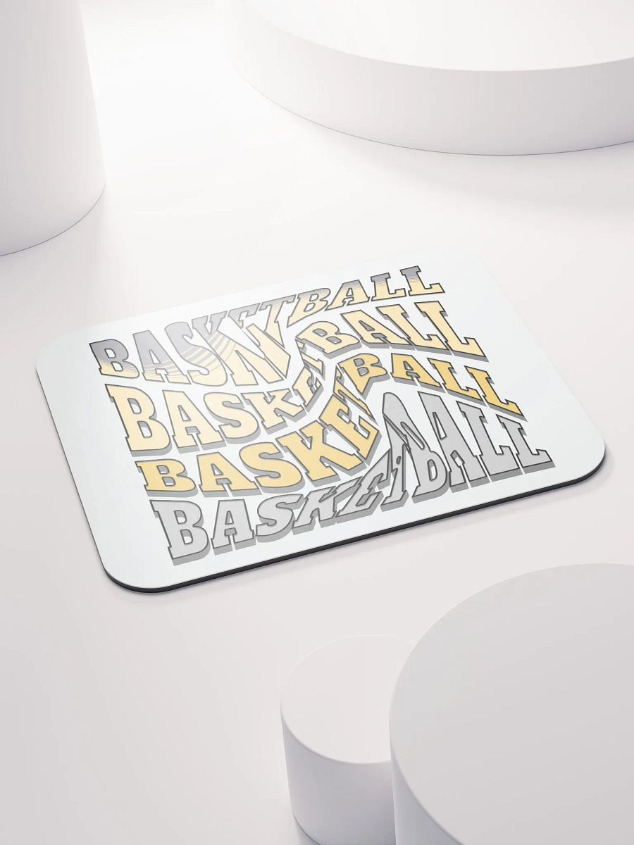 Mess Swirl Basketball Blast Mouse Pad product image (4)
