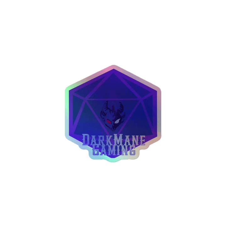 DarkManeGaming Holo Sticker product image (1)