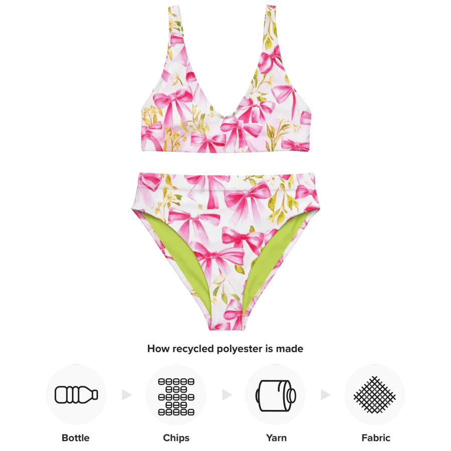 Feminine Floral Ribbon All-Over Bikini product image (8)