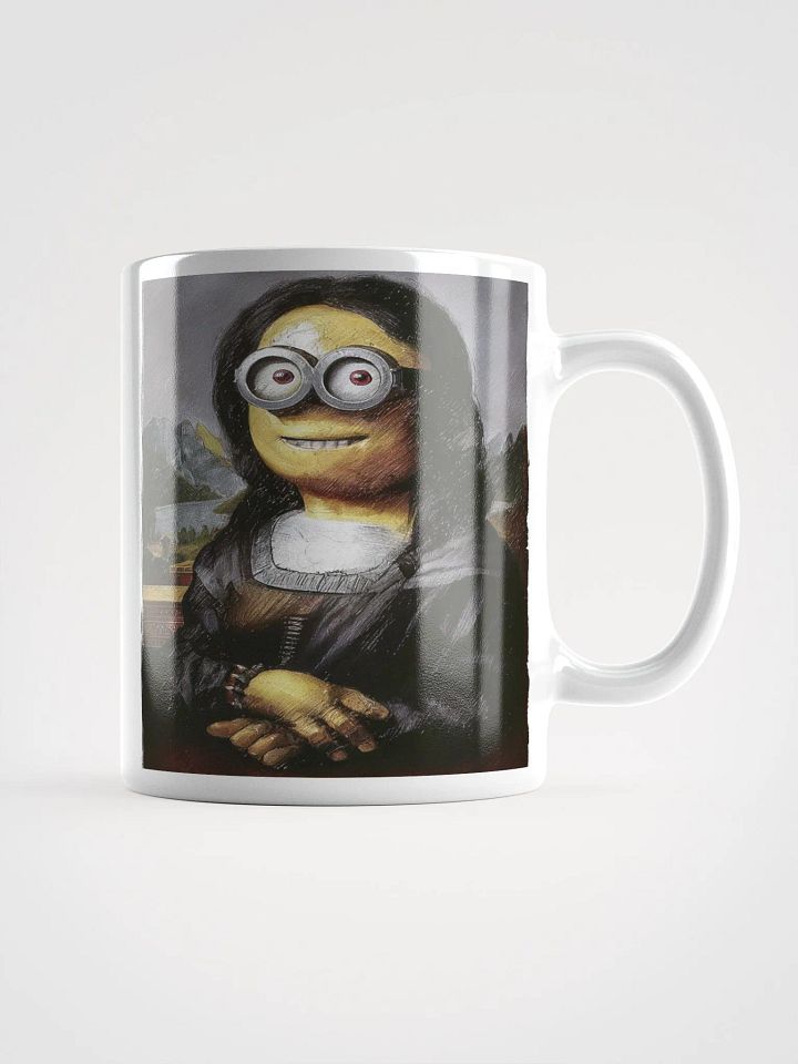 Mona Minion #Humorous Glossy Mug - White product image (1)