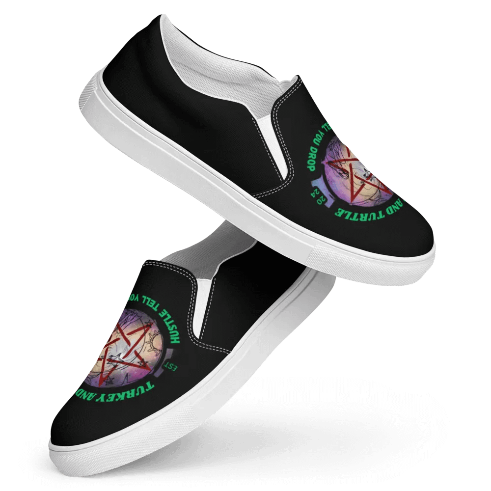 Mystic Pentagram Women's Slip-On Shoes product image (12)