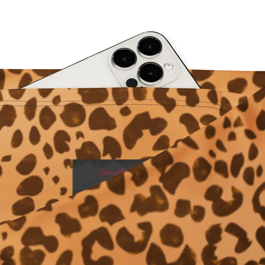 Brown Leopard Print Flare Leggings product image (11)