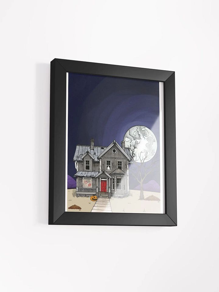 Haunted by the moon Framed product image (2)