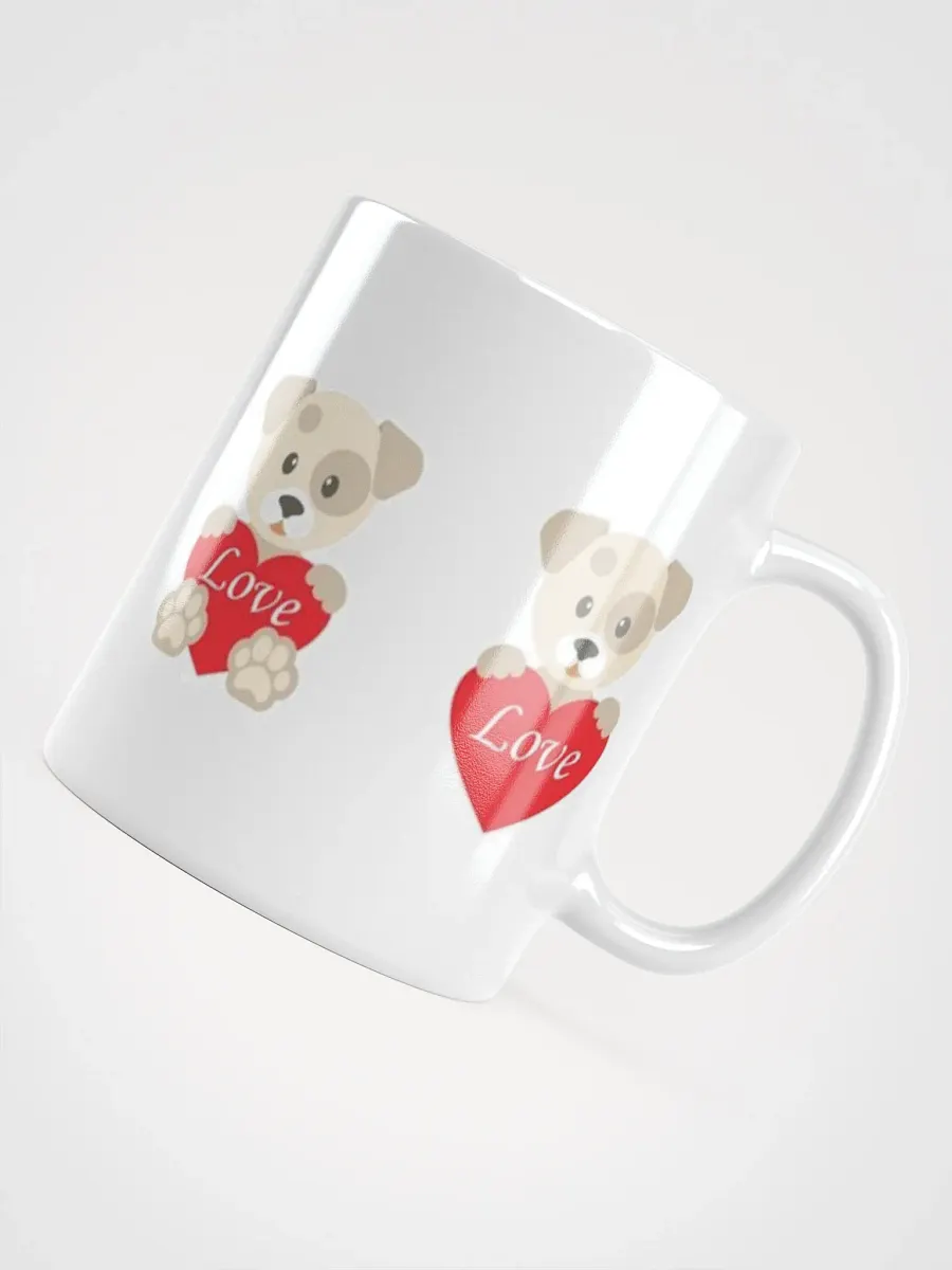 White Glossy Mug Cute Bear product image (4)