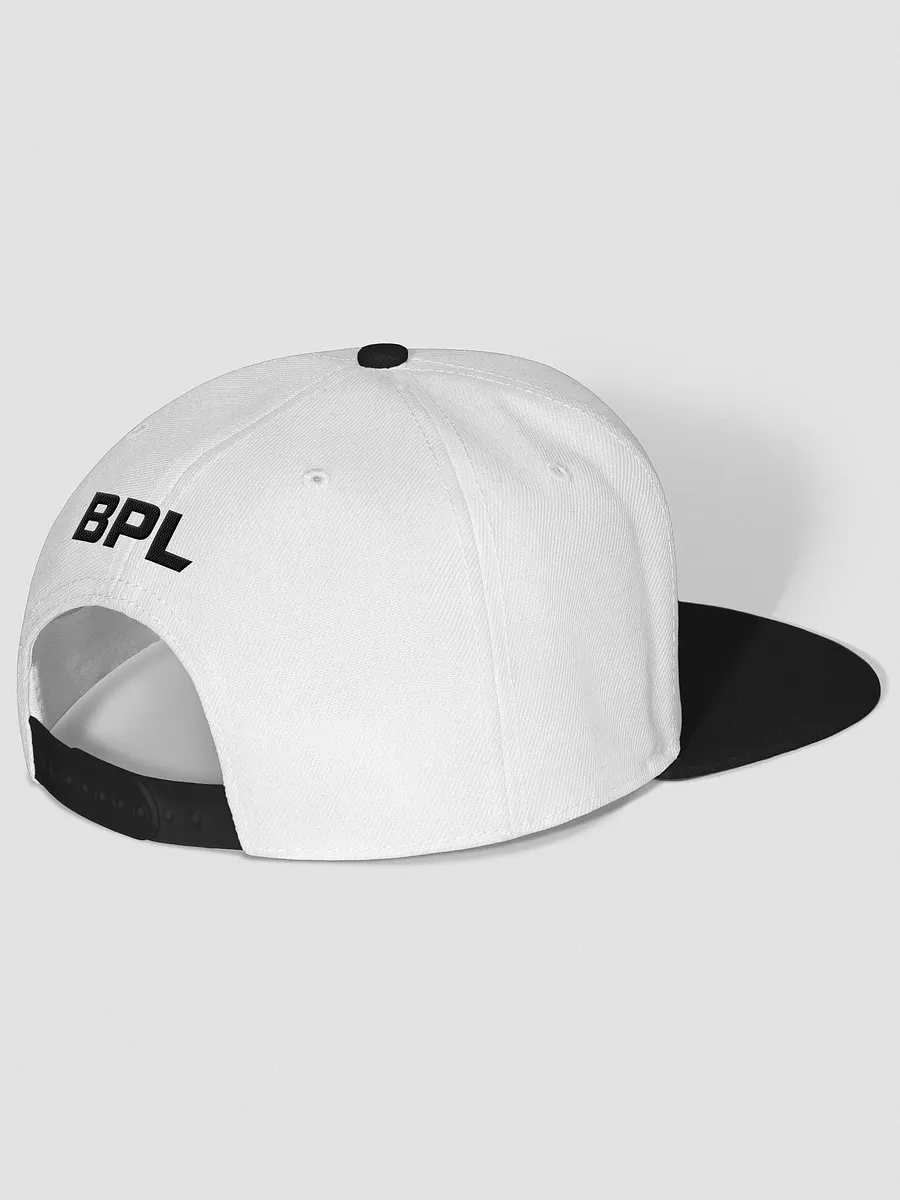 BPL Logo Embroidered Snapback (Black & White) product image (3)