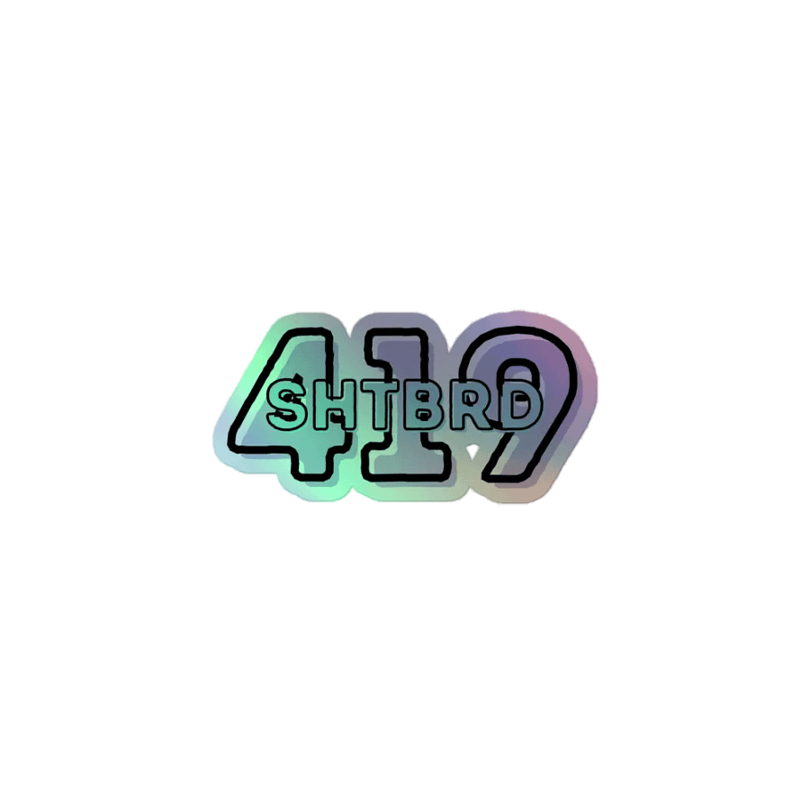 ShtBrd419 Holographic Sticker product image (1)