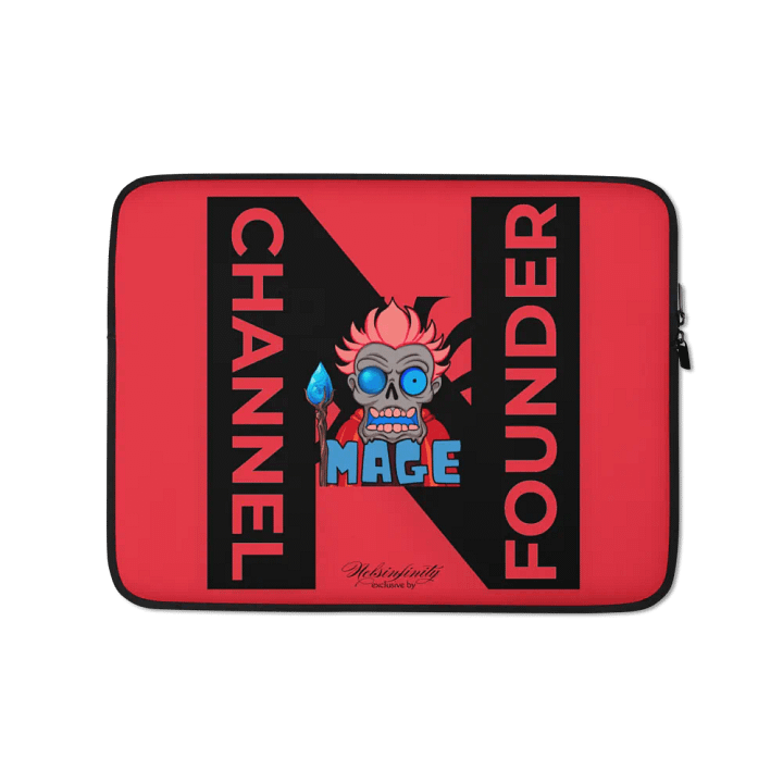Nels Exclusive Channel Founders Sarcastic Mage Emoji Laptop Sleeve product image (1)