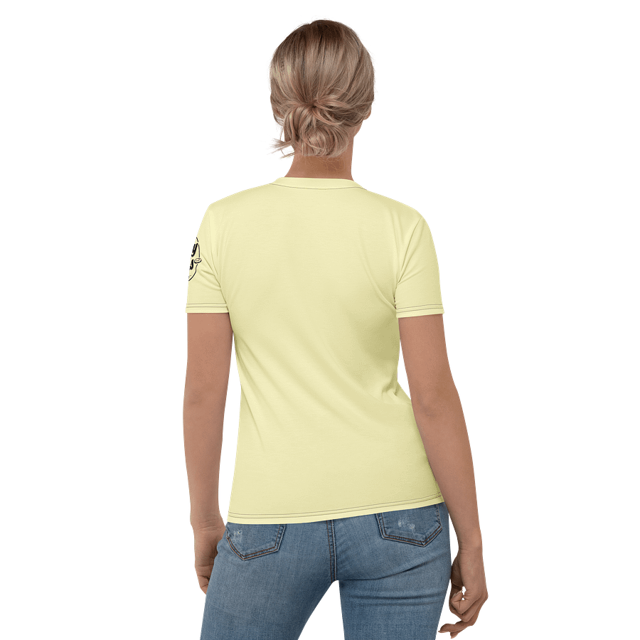 Fancy Lads Women's Yellow T-shirt "Stupid Tree You Made Me Look Bad" product image (6)