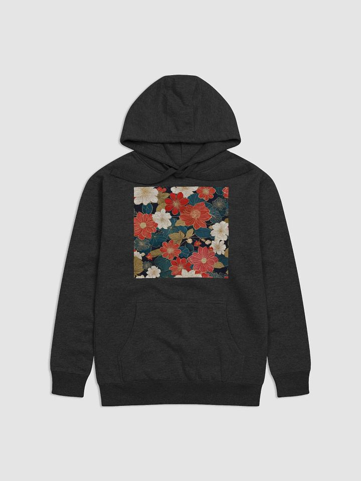 Hoodie Unisex Japanese Flowers Two product image (1)