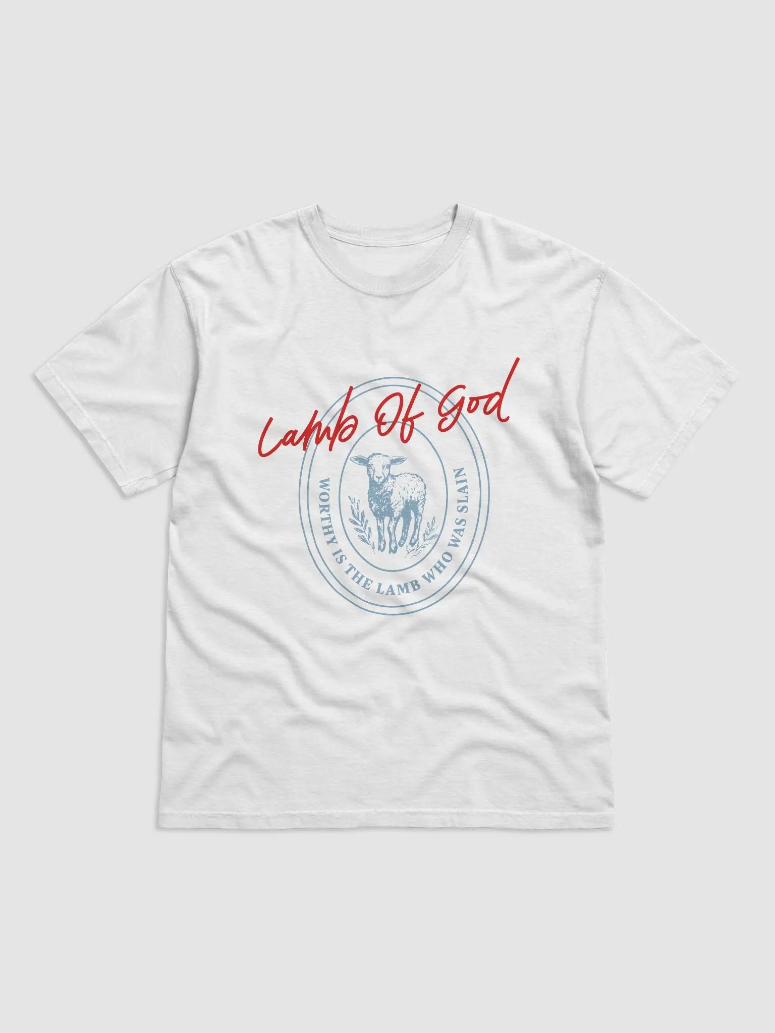 'Lamb of God' white combo tshirt product image (1)