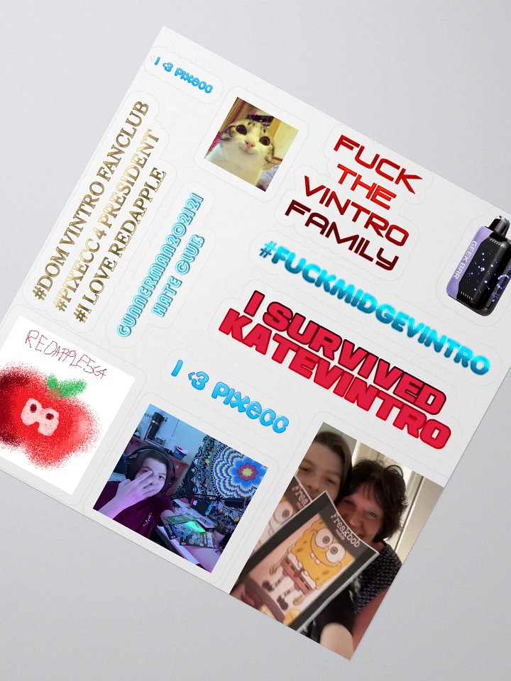 CHEAP GOATED STICKER SHEET product image (2)
