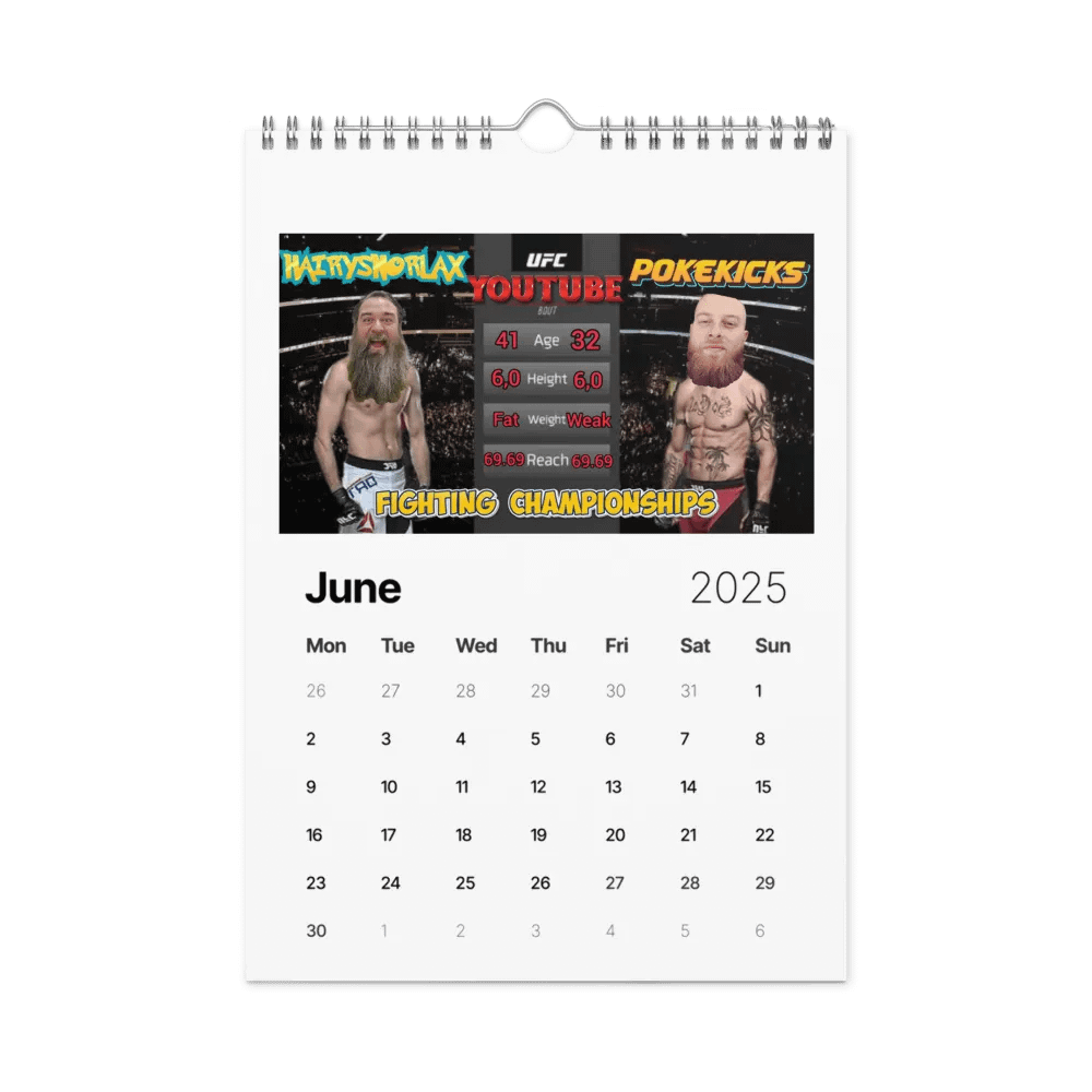 Hairy Snorlax Wall Calendar (2025) product image (8)