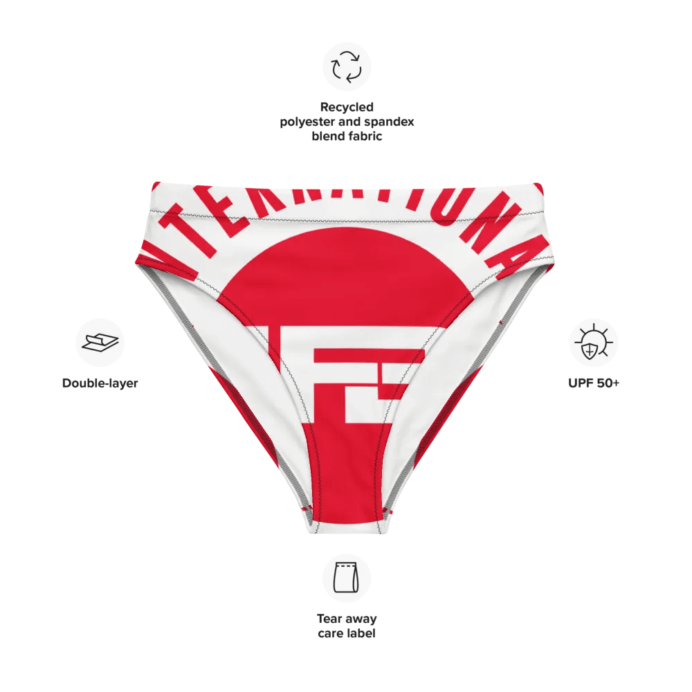 IFBNewsfeed.Org's All-Over Print Recycled High Waisted Bikini Bottom product image (9)