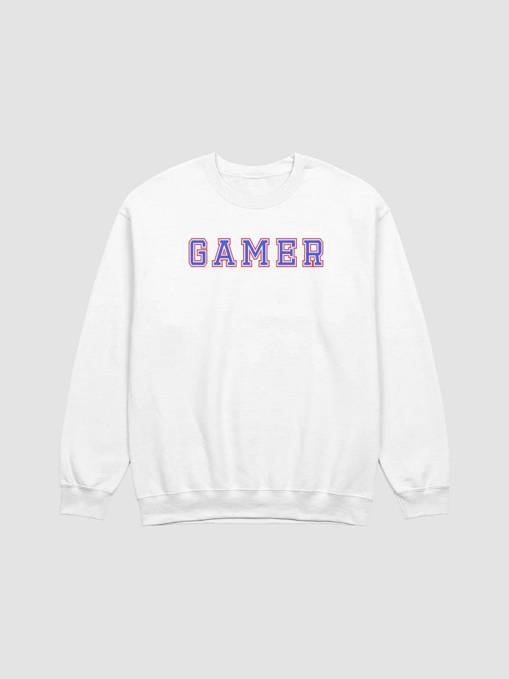Patriotic Gamer Crewneck (Red/Blue) product image (1)