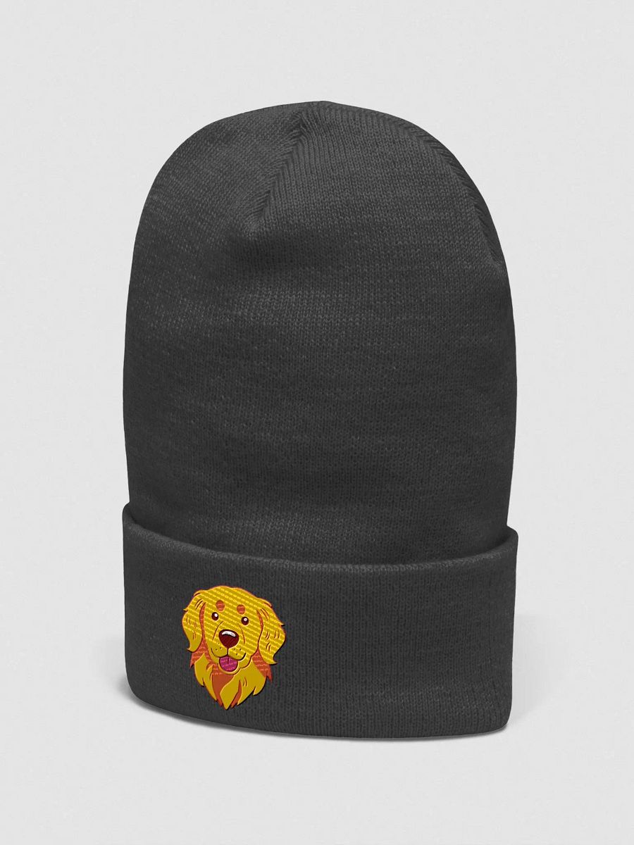 Golden Retriever Cartoon Head Embroidered Beanie product image (12)