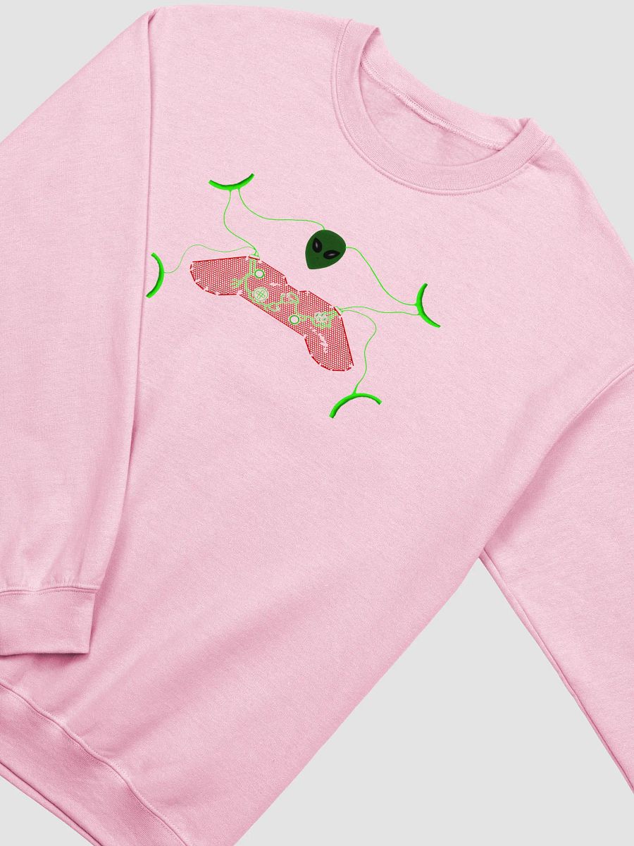 Galactic Gamer Alien Crewneck Sweatshirt product image (2)