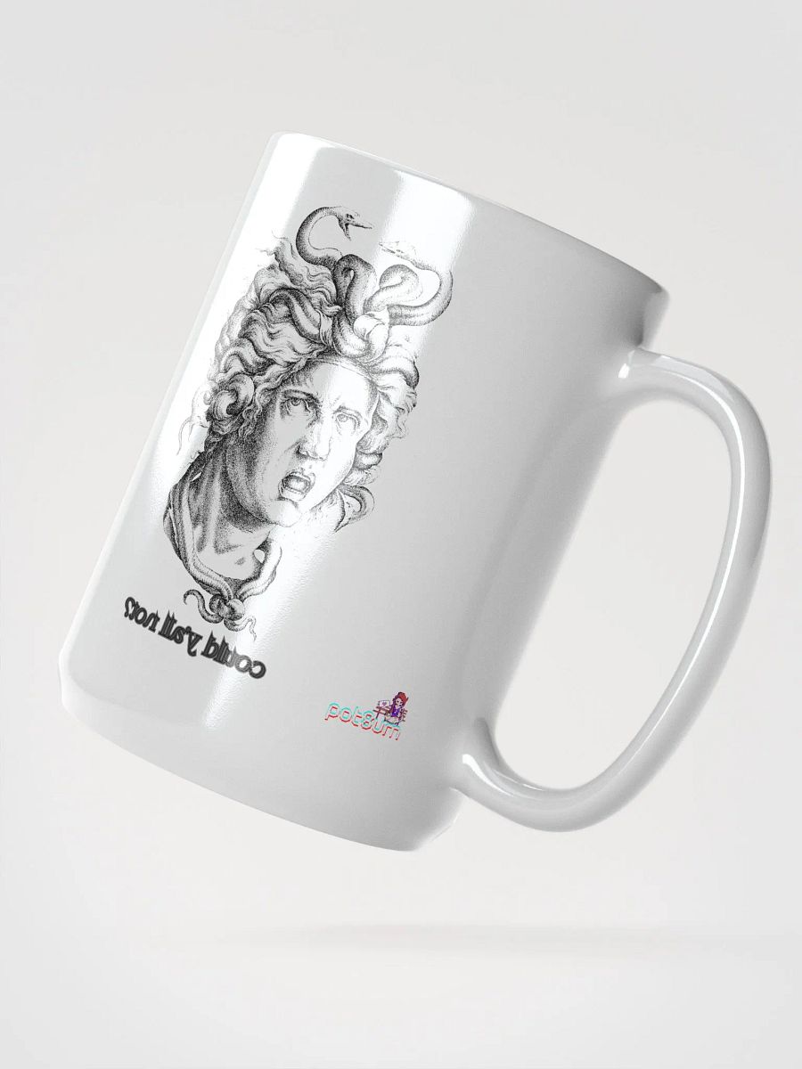 MEDUSA white glossy mug product image (3)