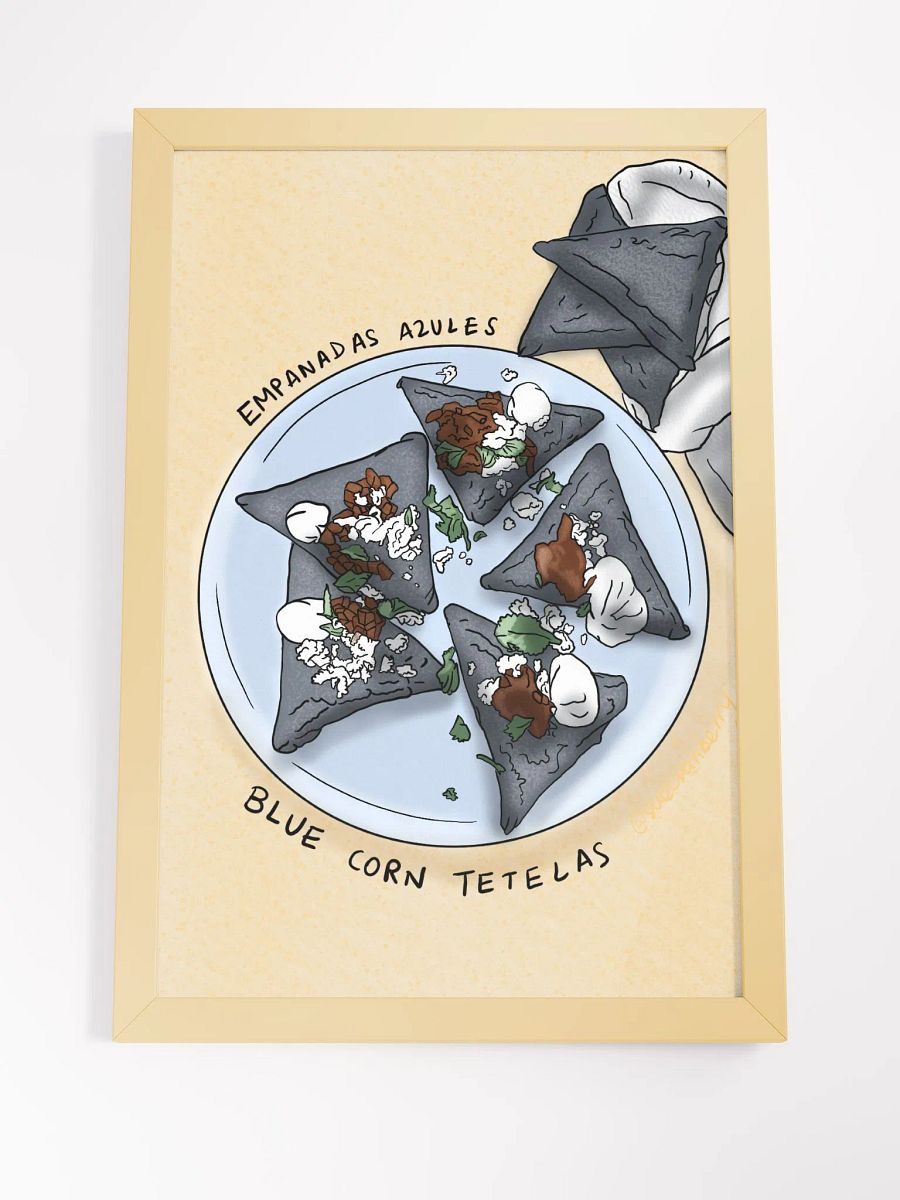 Empanadas Azules Framed Poster product image (4)