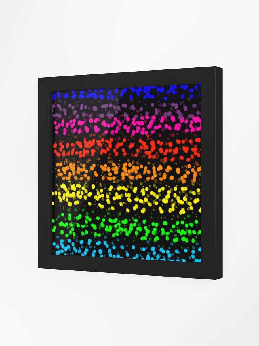 Rainbow stripes framed Poster product image (12)