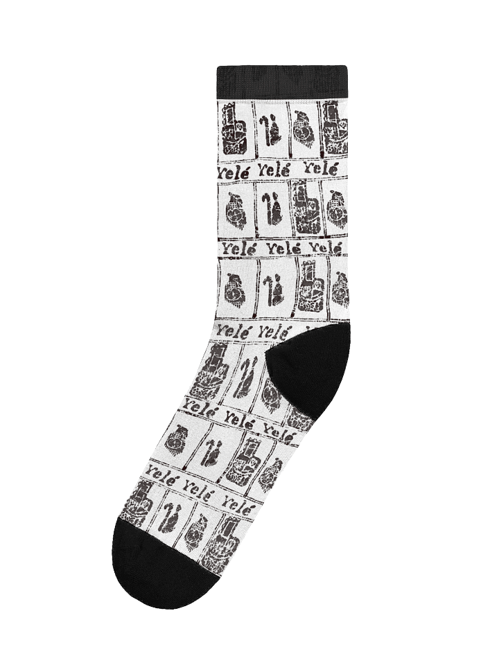 Royalty Print Eco-Friendly Art Crew Socks product image (1)