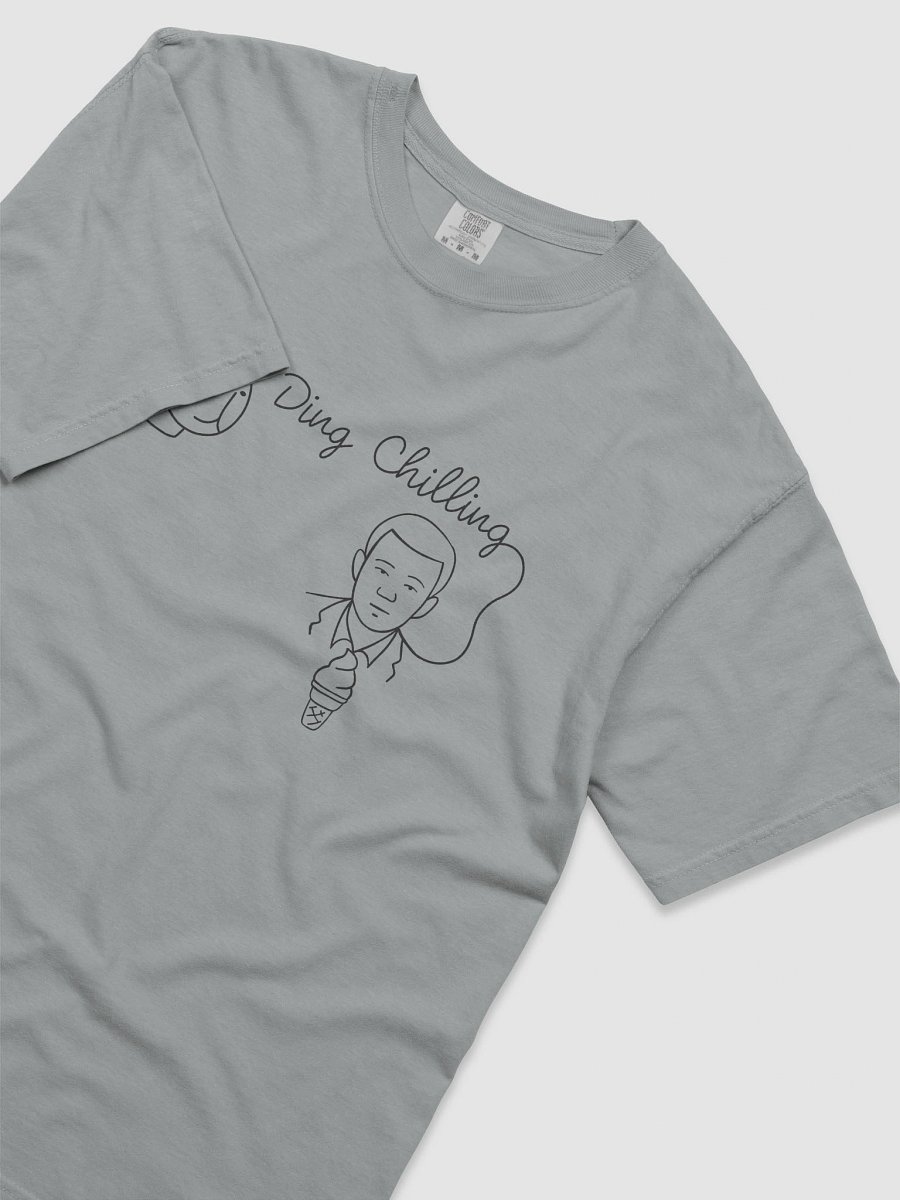 Ding Chilling [5b] – Chill Capybara & Ice Cream Meme | Hand-Drawn Chess Humor | Black Line Art for Light Colors | T-Shirt product image (5)