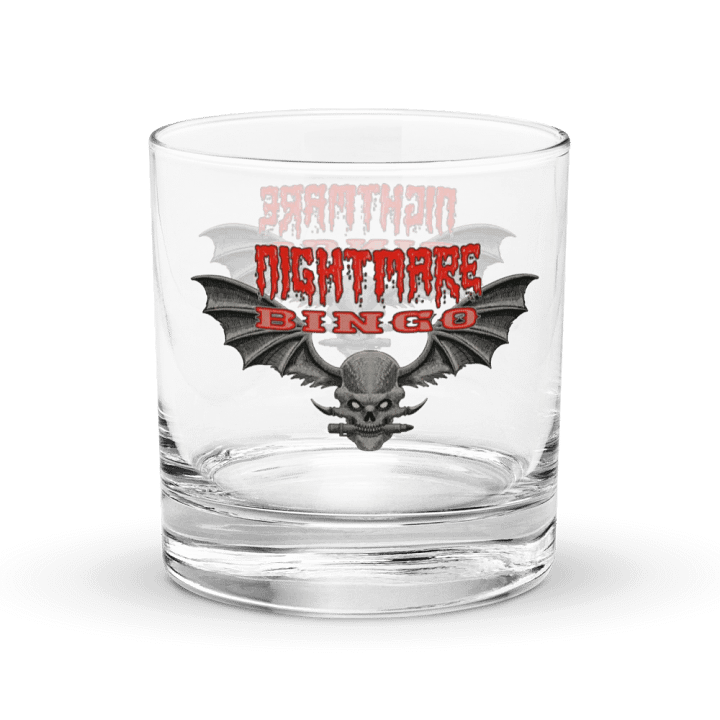 Nightmare Bingo Rocks Glass product image (1)